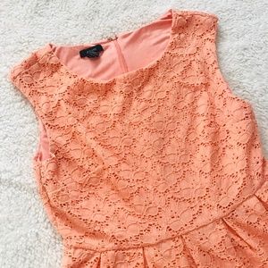 Alfani | Coral Lace Dress